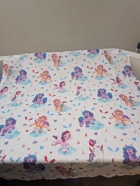 NWOT My Little Pony Character Twin Size Flat Sheet